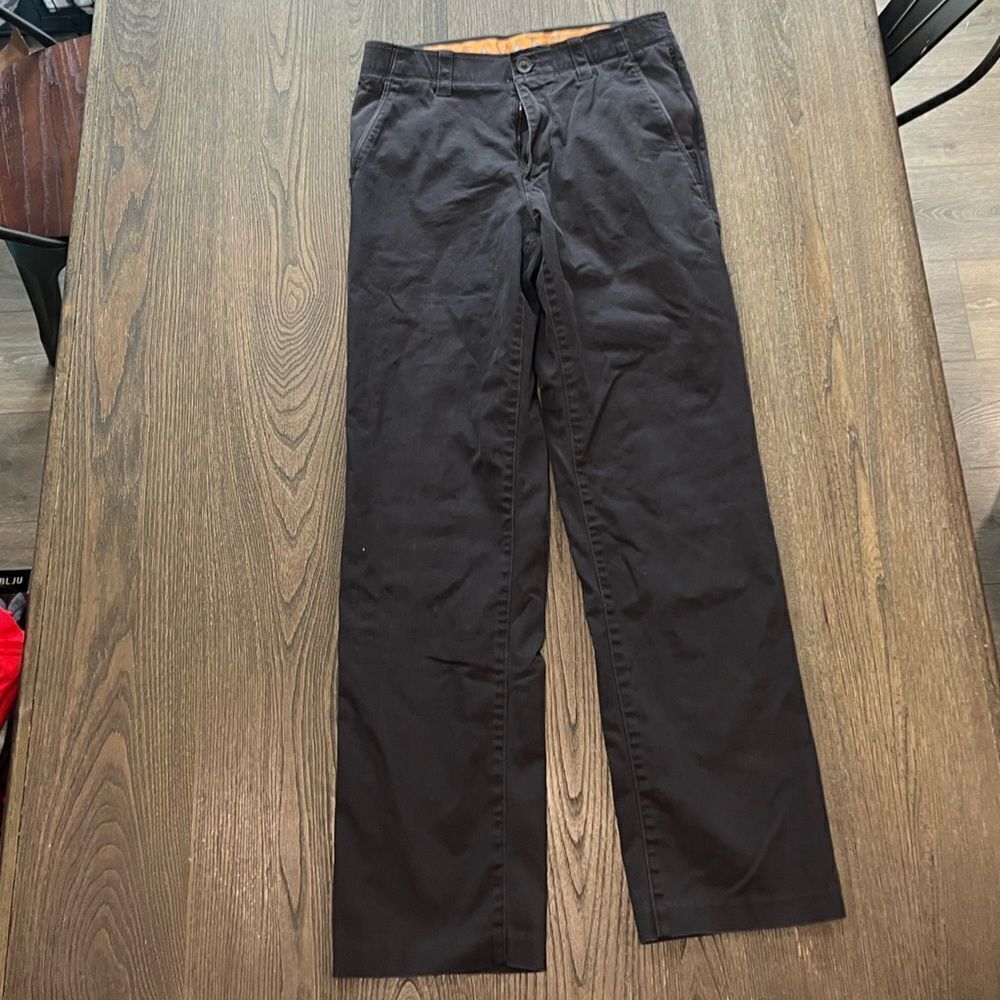 Savane Active Flex Work Pant Trousers Dark Gray Size 28x30
